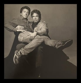 Patrick Demarchelier, Dustin Hoffman and Warren Beaty, New York, 1987