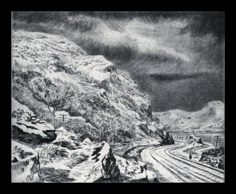 Harry Wickey, Hudson Highlands Under Snow, 1933