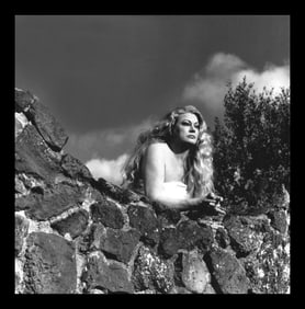 HELMUT NEWTON, Anita Ekberg, Genzano Italy, 1988