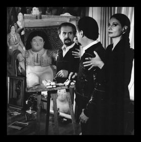 HELMUT NEWTON, Botero at His studio with Sophia Vari, Paris, 1987
