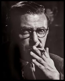 Phillipe Halsman, Jean-Paul Sartre, 1951
