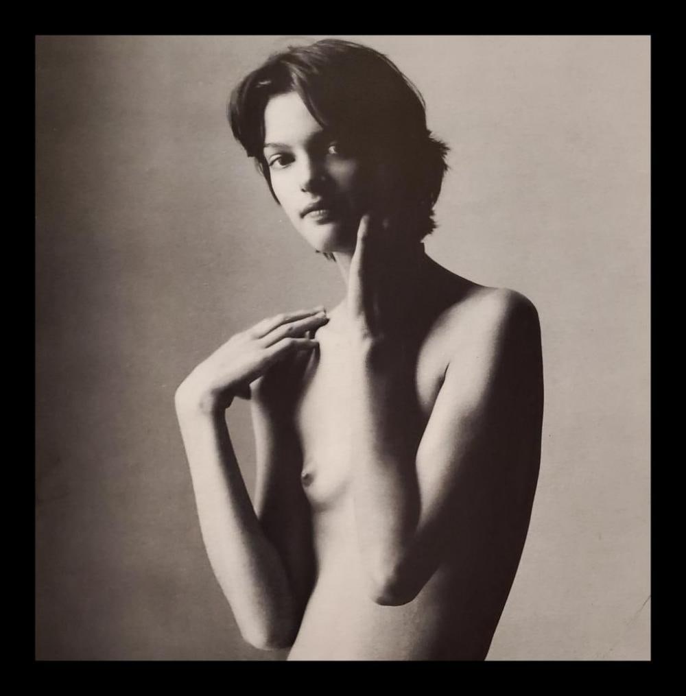 John Swannell, Woman in Thought, 1980's: Photographer: John Swannell was born in 1946. After leaving school at 16, he worked first as an assistant at Vogue Studios and then assisted David Bailey for four years before setting up his own studi