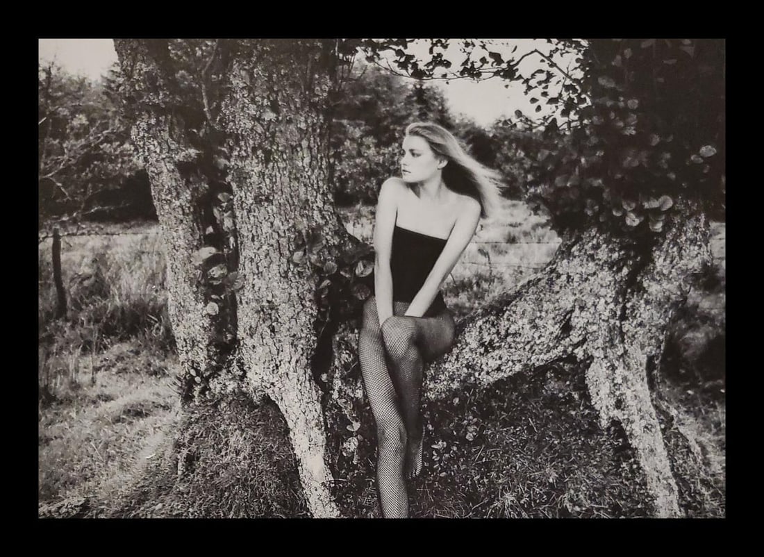 John Swannell, Woman on Tree, 1980's (1 of 1)