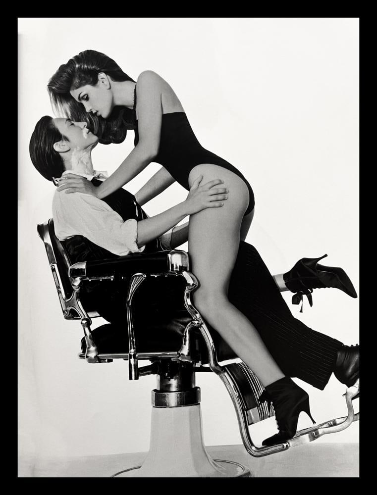 Herb Ritts, K. D, lang & Cindy Crawford, Los Angeles, 1993: Photographer: Herbert "Herb" Ritts (American, 1952 - 2002) - renowned fashion, art and celebrity photographer. Subject: "K. D, lang & Cindy Crawford, Los Angeles" Date Of Negative: 1993 Type Of Print:
