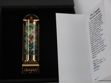 Marc Chagall,'Issachar', 24K Gold Plated Limited Edition Mezuzah