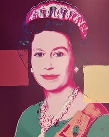 Andy Warhol, Sunday B. Morning 'Queen Elizabeth Diamond Dust' Limited Edition Serigraph