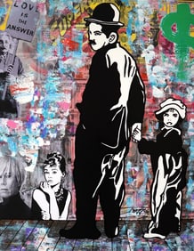 Jozza - Pop Art, 'The Kid!', Mixed Media Acrylic Painting, 24"x30"