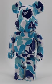Bearbrick x BAPE Medicom Toy ABC Camo Chogokin 400% Blue