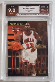 Michael Jordan Fleer Card 1996 Gem Mint 9