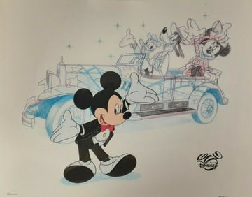 Disney, 'Mickey Mouse In Tuxedo', Limited Edition Sericel