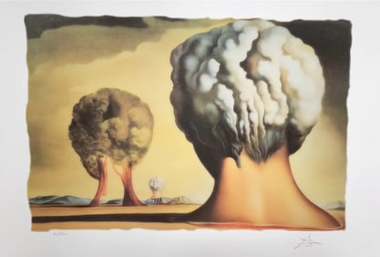 Salvador Dali, (After), The Three Sphinxes Of Bikini