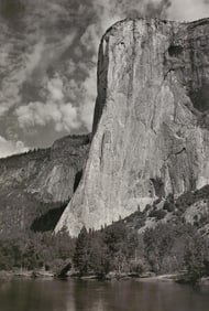 Ansel Adams, El Capitan, Merced River, Clouds, Yosemite National Park, California, 1948