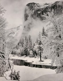 Ansel Adams, El Capitan, Winter, Yosemite National Park, California, 1948