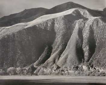 Ansel Adams, Eroded Hills Near Pachecho Pass, Diablo Range, California, 1939