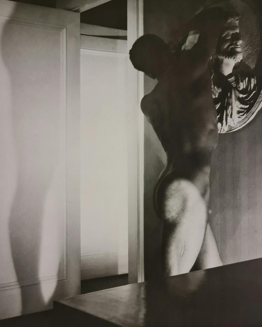 George Platt Lynes, Male nude, 1948: Photographer: George Platt Lynes (American 1907 - 1955) - Internationally renowned photographic artist - best known for portraiture, fashion, dance & nude studies. Subject/Title: Male nude Date Of Neg