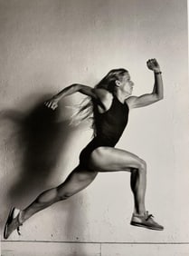 Helmut Newton, Female Athlete Runner, 1981