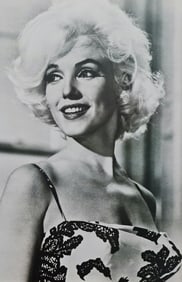 Marilyn Monroe head shot from set of, 'Something's Got To Give'