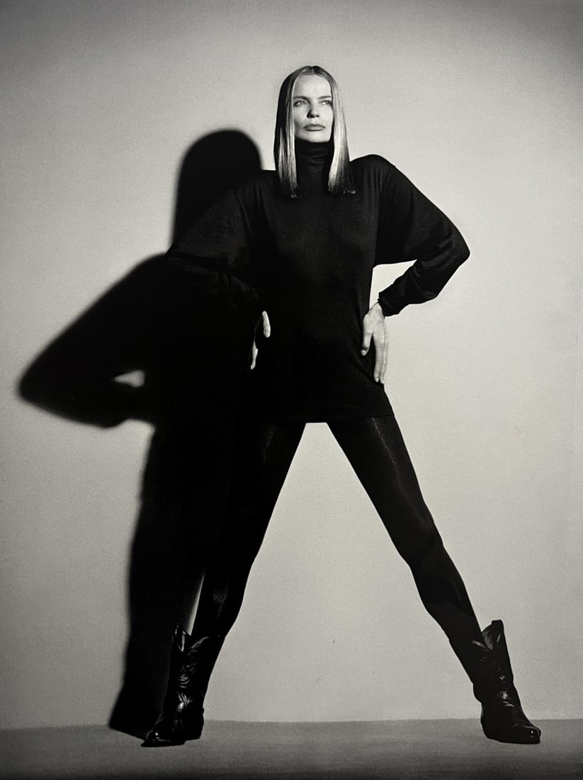 Herb Ritts, Veruschka, Los Angeles, 1989: Photographer: Herbert "Herb" Ritts (American, 1952 - 2002) - renowned fashion, art and celebrity photographer. Subject: "Veruschka, Los Angeles" Date Of Negative: 1989 Type Of Print: Fine Duotone Phot