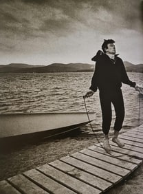 Terry O'Neill, Albert Finney Keeping Fit For Two For The Road, At 5.30 In The Morning, St Tropez,