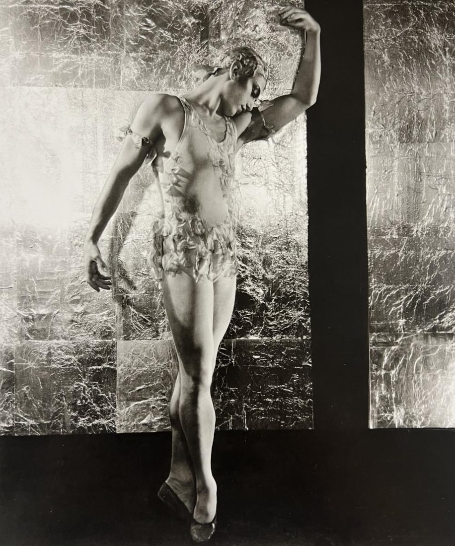 George Platt Lynes, Serge Lifar, 1933: Photographer: George Platt Lynes (American 1907 - 1955), Internationally renowned photographic artist, best known for portraiture, fashion, dance & nude studies. Title: Serge Lifar Date Of Negative: 1