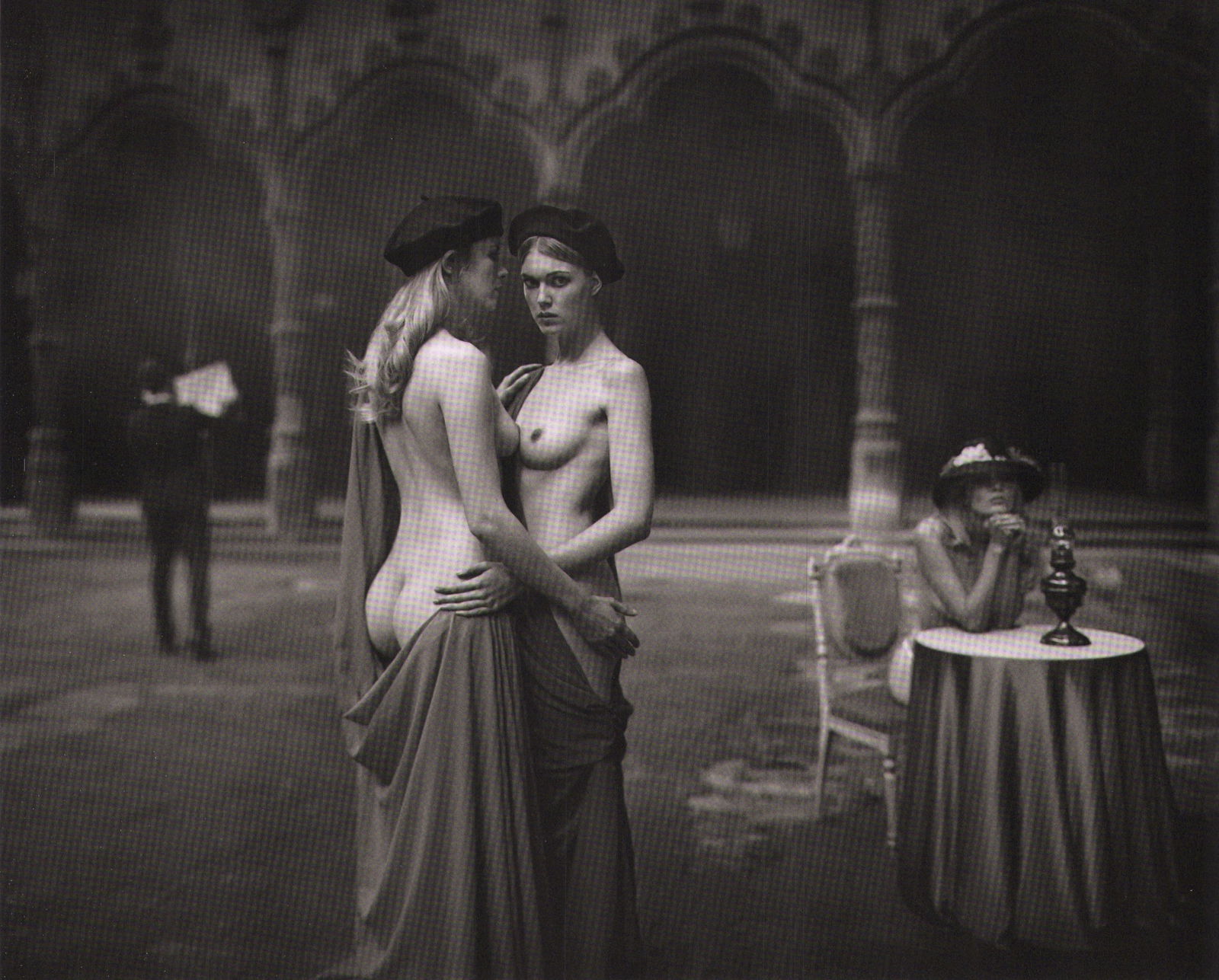 Marc Lagrange, Delvaux’s Dream, 2000's: Photographer: Marc Lagrange was a Belgian photographer known for his nude portraits of female figures. Lagrange created dream-like and fantastical narrative pictures populated by beautiful nudes that