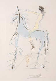 Salvador Dali "The Beloved is as Fair as a Company of Horses" from Song of Songs 1972