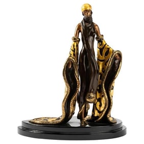Erte, 'The Mystic' 1984, Signed & Numbered Bronze Sculpture