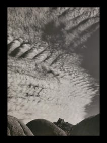 Ansel Adams, Alabama Hills, Clouds, Owens Valley, California, 1950