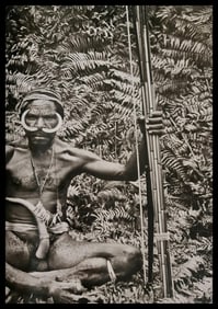 Sebastiao Salgado, Yali man with Pig teeth in his nose and Koteka, West Papua, Indonesia, 2010