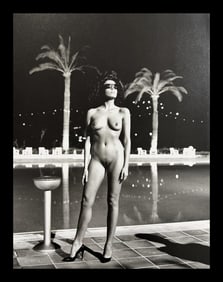 Helmut Newton, Night Nude II Nice 1981 - 1