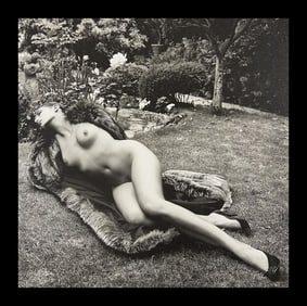 Helmut Newton, Nude in Silver Fox 1981