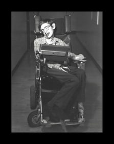 Herb Ritts, Stephen Hawking Full Length Pasadena, 1992