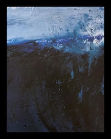 Michael Dweck, Detail of Wave, Painting By William Quigley,