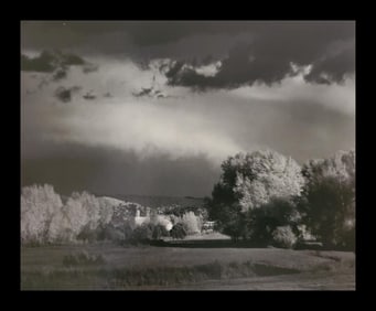 Ansel Adams, Autumn Storm, Las Trampas, Near Penasco, New Mexico, C. 1958