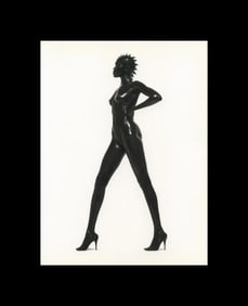 HERB RITTS - Alek Wek, Los Angeles, 1990