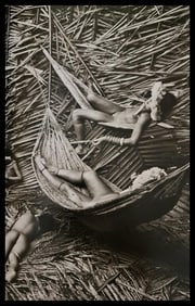 Sebastiao Salgado, Zo'e women collecting Urucum fruit, Para, Brazil, 2009