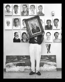 Herb Ritts - David Hockney Los Angeles, 1989