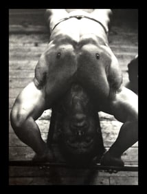 Tamotsu Yato, Hitoshi Kato At Japan Bodybuilding Center, Shibuya, Tokyo
