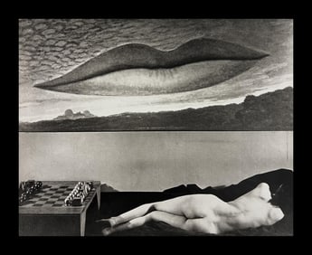Man Ray, From The Series A Lheure De Observatoire, Les Amoureux, 1934