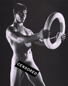 Bruce Bellas of Los Angeles, Male Nude Study, 1950's - 7 (32) - 7.5"x9.5"