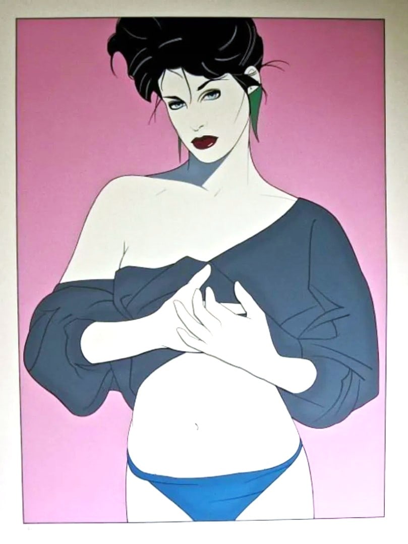 Patrick Nagel, 'Charlotte', Larege Limited Edition Serigraph, 1987 (1 of 1)