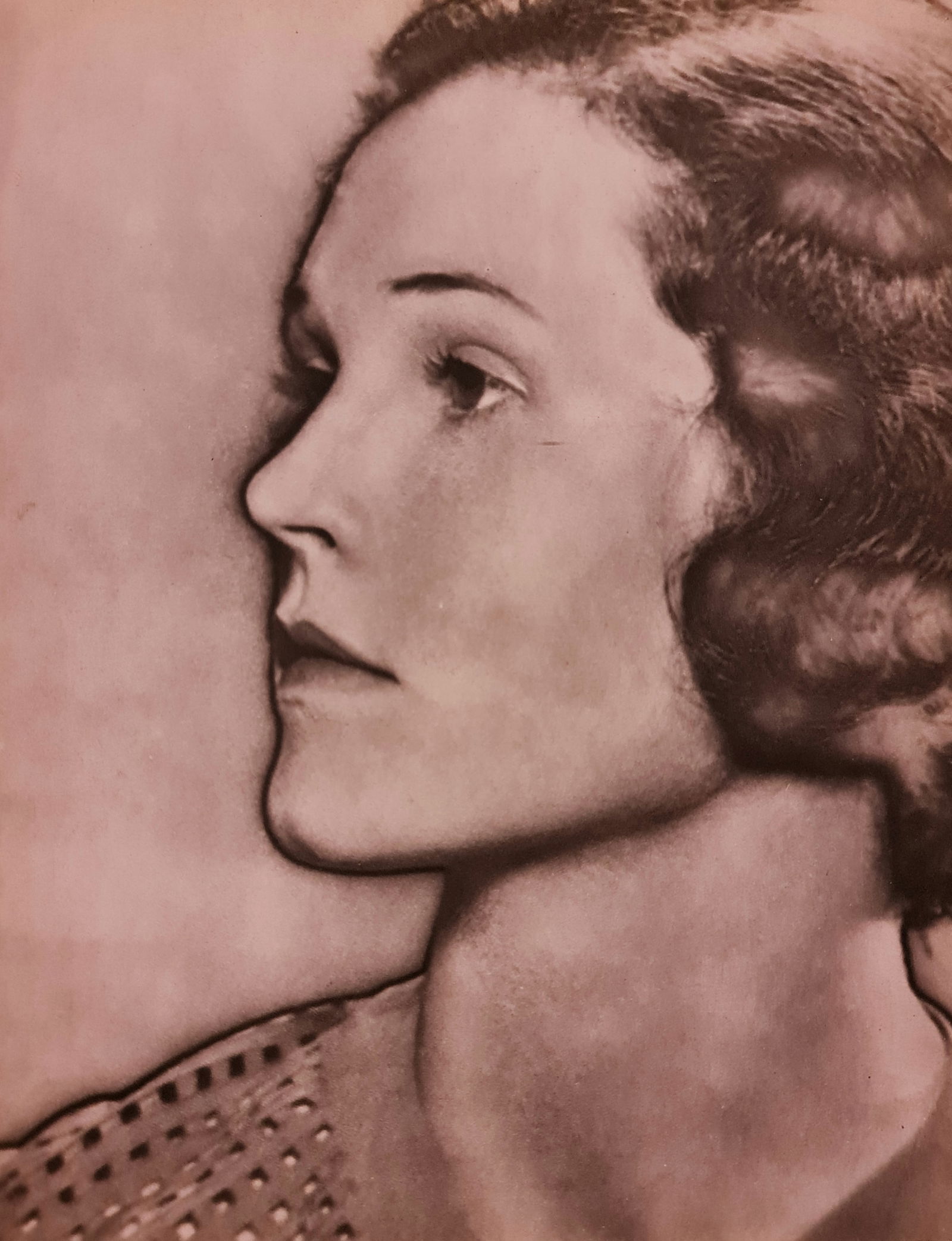 Man Ray (1890-1976), 'Portrait of woman', 1934 First Edition: Photographer: Man Ray (American born, 1890 - 1976) - Considered one of the most influential artists of the 20th century Man Ray lived most of his life in Paris, France. Best described as a modernist,
