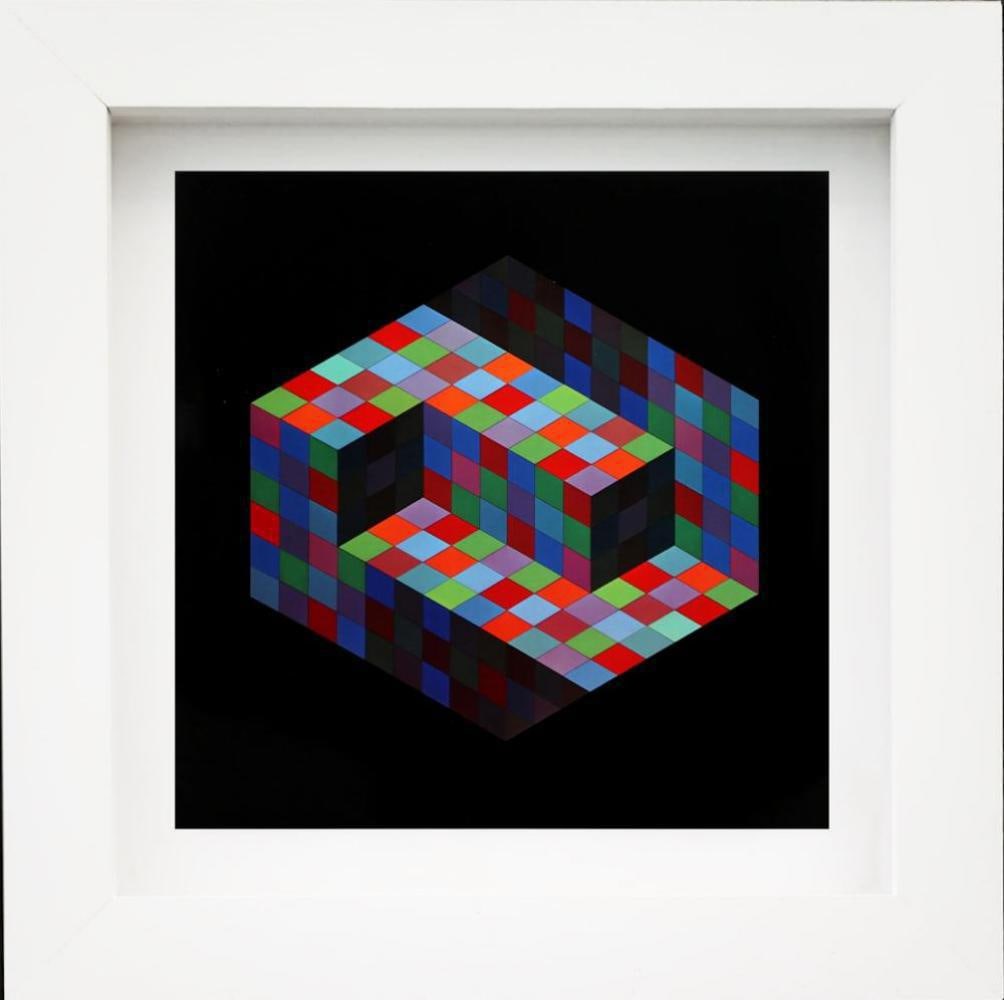 Victor Vasarely, "Gestalt, 1969", Framed Monograph (1 of 1)