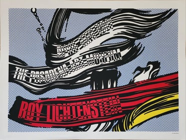 Roy Lichtenstein, Brushstroke Pasadena Art Museum