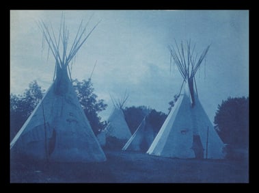 Edward S. Curtis, FIG. 20 Cheyenne Tipis, 1910