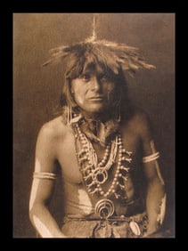 Edward S. Curtis, FIG. 21 Wapi Snake Priest, 1900