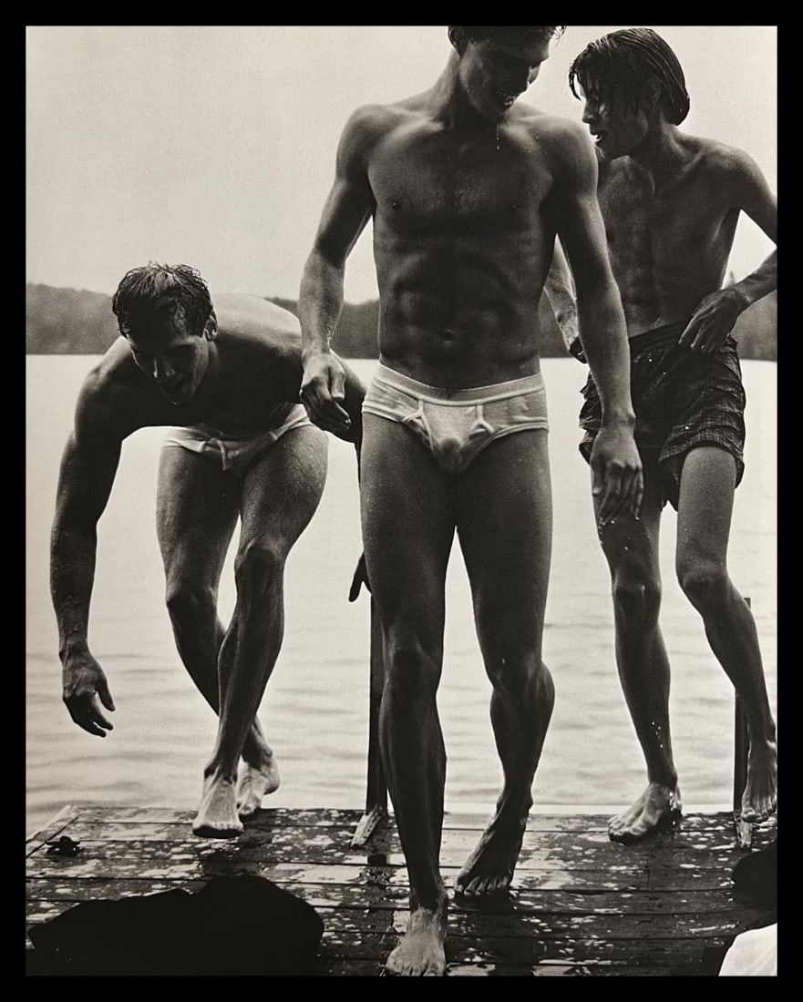 Bruce Weber, Untitled, 1988 - 44: Photographer: Bruce Weber (American, b. 1946) - internationally renowned American fashion photographer best known for his racy, erotically charged imagery. Weber has shot the ad campaigns of Calvin Kl