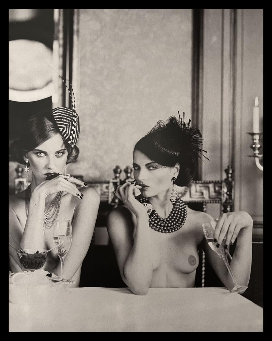 Marc Lagrange - Caviar Girls, 2008: Photographer: Marc Lagrange was a Belgian photographer known for his nude portraits of female figures. Lagrange created dream-like and fantastical narrative pictures populated by beautiful nudes that 