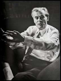 Phillipe Halsman, Aldous Huxley, 1958