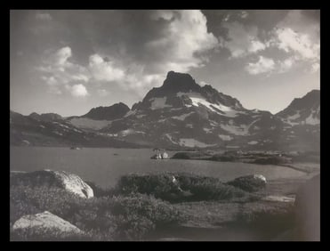 Ansel Adams, Banner Peak and Thousand Island Lake, Sierra Nevada, California , 1923